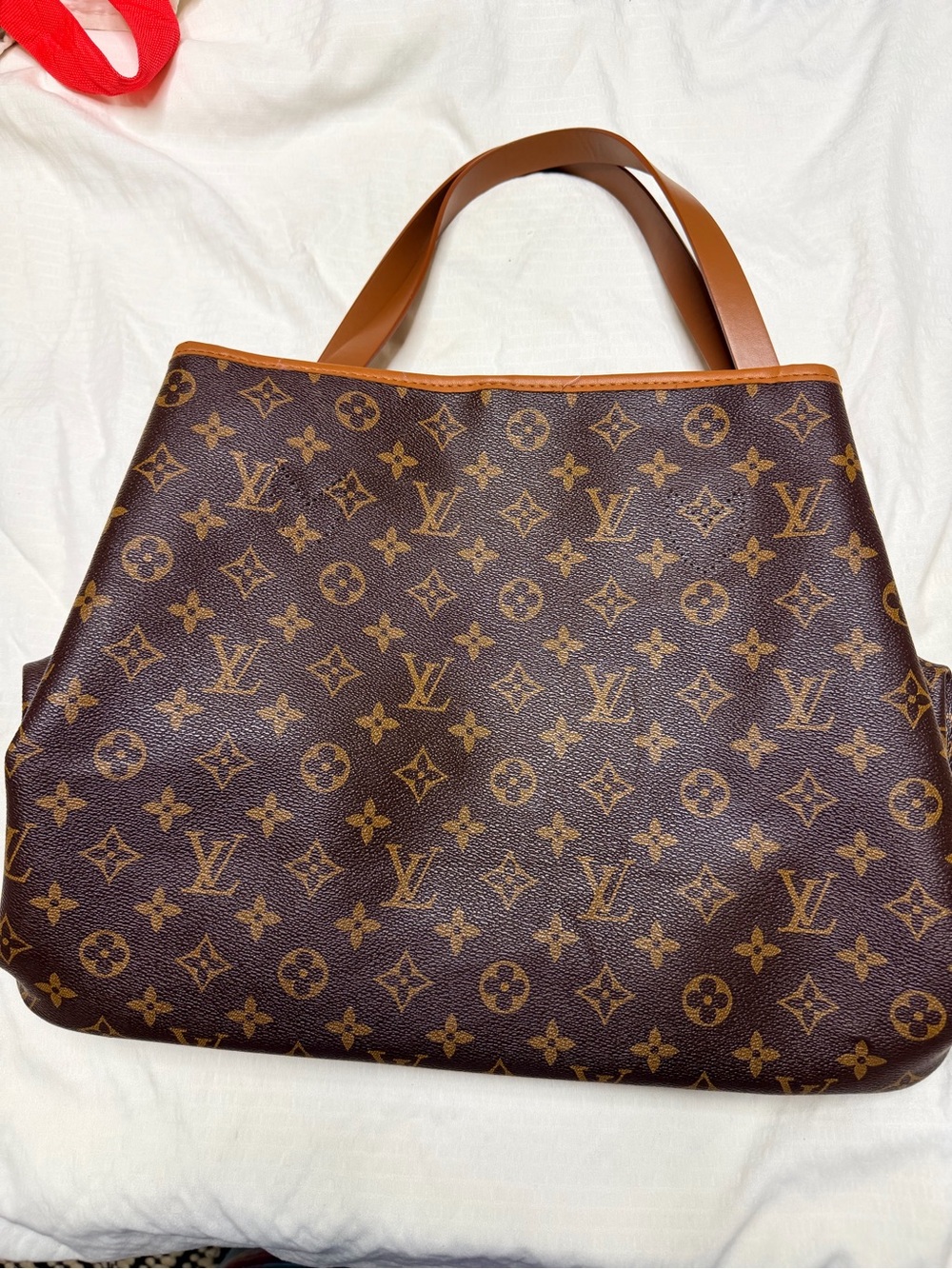 3 bags sold together Tan & Dark Brown Signature Crossbody Messenger - Picture 9 of 14